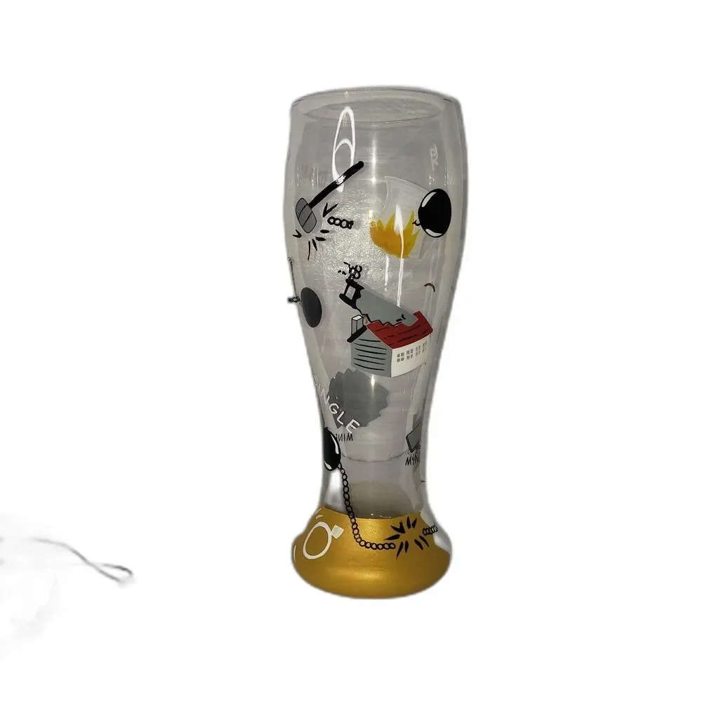LOLITA Gotta Love Beer Hand Painted Pilsner Glass 22oz